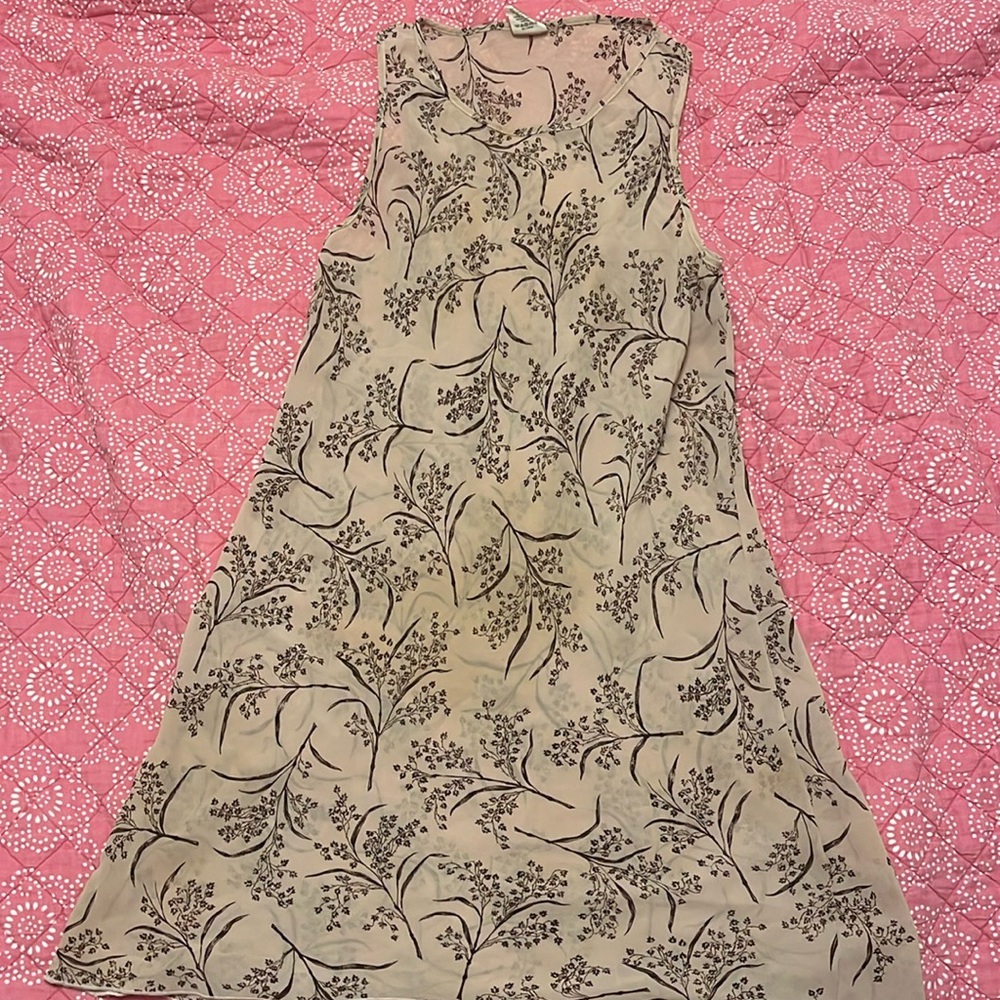 Y2K Calvin Klein floral slip dress small